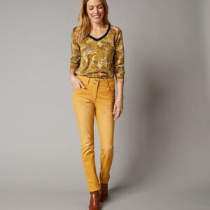 Blancheporte Rovné strečové džínsy, farebné medová 48