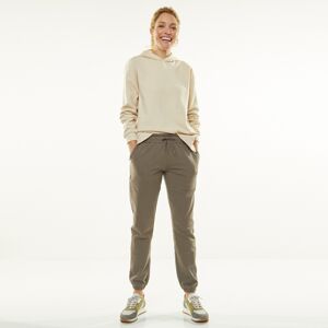 Blancheporte Jogging nohavice, česaný melton khaki 50