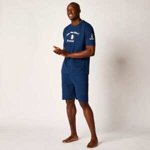 Blancheporte Pyžamo so šortkami a potlačou Fifa World Cup modrá 107/116 (XL)