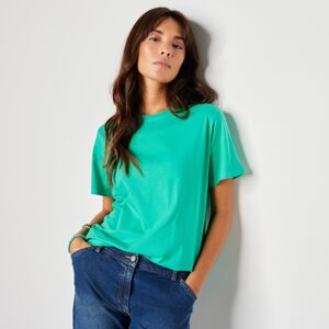 Blancheporte Voľné jednofarebné tričko zelená 52