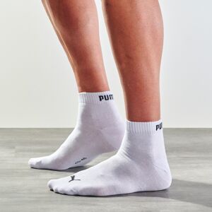 Blancheporte Krátke ponožky Quarter Puma, sada 3 párov, čierne biela 35/38