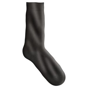 Blancheporte Súprava 2 párov ponožiek z termo buklé antracitová 43/46