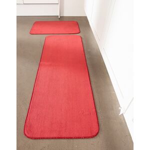 Blancheporte Kuchynský koberec z mikrovlákna, jednofarebný červená 50x140cm