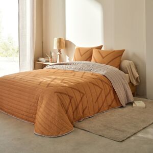 Blancheporte Prešívaná prikývka na posteľ s etno vzorom karamelová 65x65cm