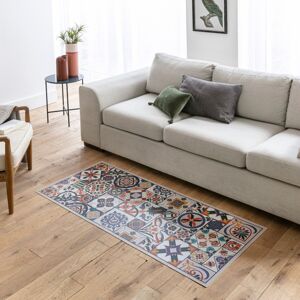 Blancheporte Vinylový koberec s efektom dlaždičiek viacfarebná 49x79cm