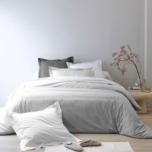 Blancheporte Jednofarebná posteľná bielizeň perkál, zn. Colombine perlovosivá klasická plachta 270x325cm