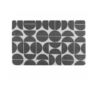 Blancheporte Rohožka s geometrickým motívom čierna/biela 45x75 cm