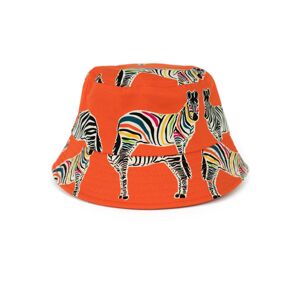 Letný klobúčik Art of Polo 22142 Grafik Oranžová Uni