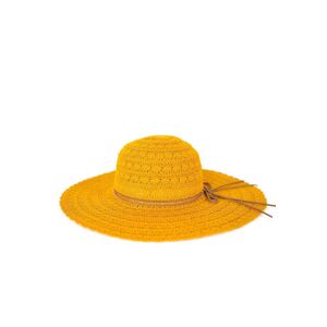 Letný klobúk Art of Polo 23107 Florina Žltá Uni