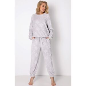 Dámske pyžamo Aruelle Betsy - měkké a teplé Svetlosivá M(38)