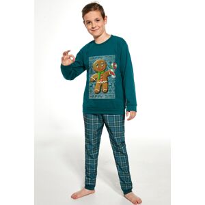 Chlapčenské pyžamo Cornette Cookie 4 - bavlna Zelená 134-140