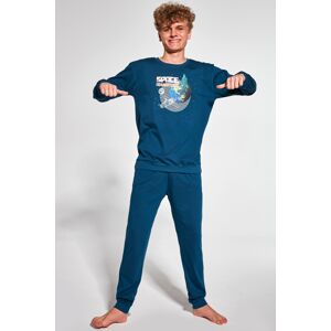 Chlapčenské pyžamo Cornette Space - bavlna Morská zeleň 176