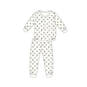Dievčenské pyžamo Cornette 032/141 Forest Dreams 2 Ecru 158-164
