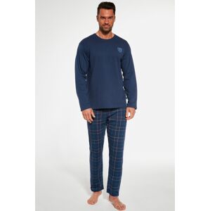 Pánske pyžamo Cornette Redwood 2 - bavlna Tmavomodrá S