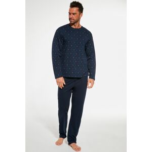 Pánske pyžamo Cornette Louis - bavlna Tmavomodrá XL