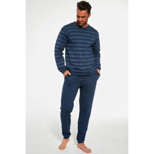 Pánske pyžamo Cornette Loose 11 - bavlna Tmavomodrá XL