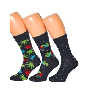Pánske ponožky Cornette A54 - 3 páry Tmavomodrá 42-44