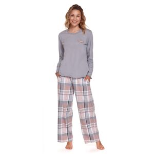 Dámske pyžamo Doctor Nap PMT 4359 - Trojdielne Sivá XL