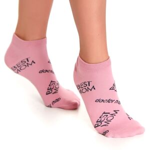 Dámske ponožky Doctor Nap SOC.2201 Ružová 38-41