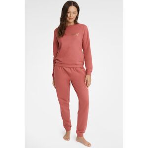 Dámske pyžamo Henderson 40937 Glam - bavlna Ružová 2XL
