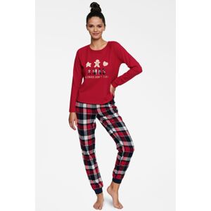 Dámske pyžamo Henderson 40123 Hygge Červená XL