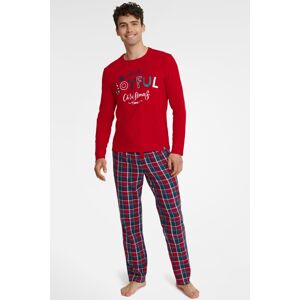 Pánske pyžamo Henderson 40950 Glance Červená 3XL