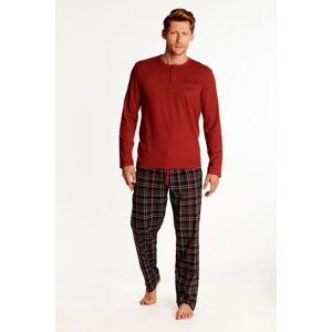 Pánske pyžamo Henderson 38360 ZETA Červená XL