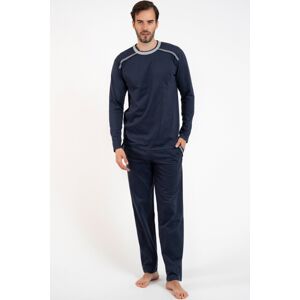 Pánske pyžamo Italian Fashion Zbyšek Tmavomodrá XL