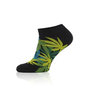 Dámske ponožky Italian Fashion S168S Chill Čierno-zelená 35-38