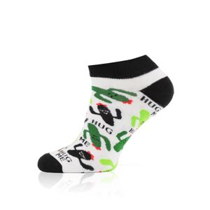 Dámske ponožky Italian Fashion S167S Picos Čierno-biela 39-41