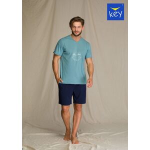 Pánske pyžamo Key Blue Mountain Modrá XL