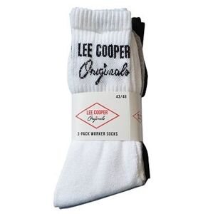 Pánské ponožky Lee Cooper 37955 Worker - 3 páry Biela 43-46