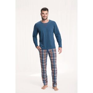 Pánske pyžamo Luna 700 LL Modrá XL