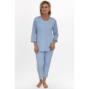 Dámske pyžamo Martel Rozálie - bavlna Modrá M