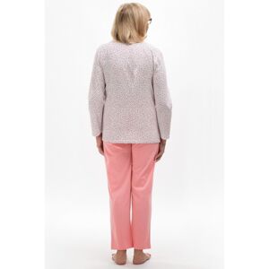 Dámske pyžamo Martel Marie - dlouhý rukáv Ružová XL