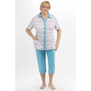 Dámske pyžamo Martel Alžběta - bavlna Svetlomodrá XL
