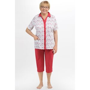 Dámske pyžamo Martel Alžběta - bavlna Červená L(40)