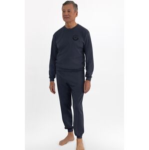Pánske pyžamo Martel Konrád - bavlna Tmavosivá 3XL