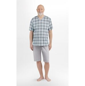 Pánske pyžamo Martel Michal 400 - bavlněné Sivá L