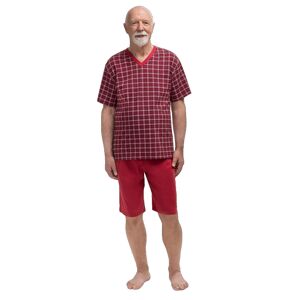 Pánske pyžamo Martel Michal 400 - bavlněné Červená XL