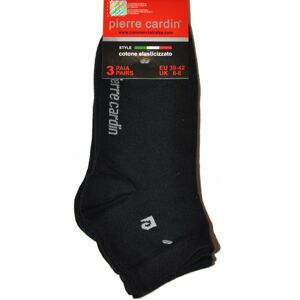 Kotníkové pánske ponožky Pierre Cardin SX-400 Man Quarter - 3 páry Čierna 43-46