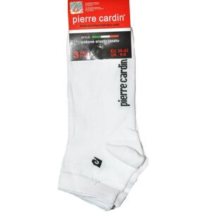 Kotníkové pánské ponožky Pierre Cardin SX-400 Man Quarter - 3 páry Biela 43-46