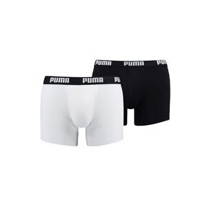 Pánske boxerky PUMA 906823 Cotton A'2 Čierno-biela XL