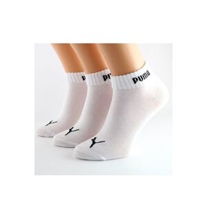 Unisex ponožky PUMA 887498 BQ- 3 kusy Biela 39-42