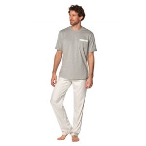 Pánske pyžamo Rossli Martin SAM-PY-188 II Grey Sivá M