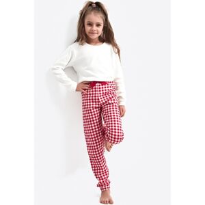 Dievčenské pyžamo Sensis Perfect - bavlna Ecru 134-140