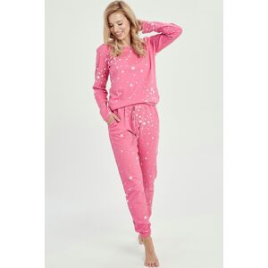 Dámske pyžamo Taro Erika - bavlna Ružová L