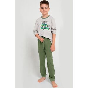Chlapčenské pyžamo Taro Sammy - bavlna Sivá 128