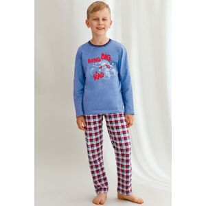 Chlapčenské pyžamo Taro 2650 Mario Modrá 134
