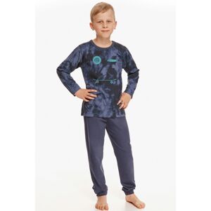 Chlapčenské pyžamo Taro 2652-3 Greg Tmavomodrá 116